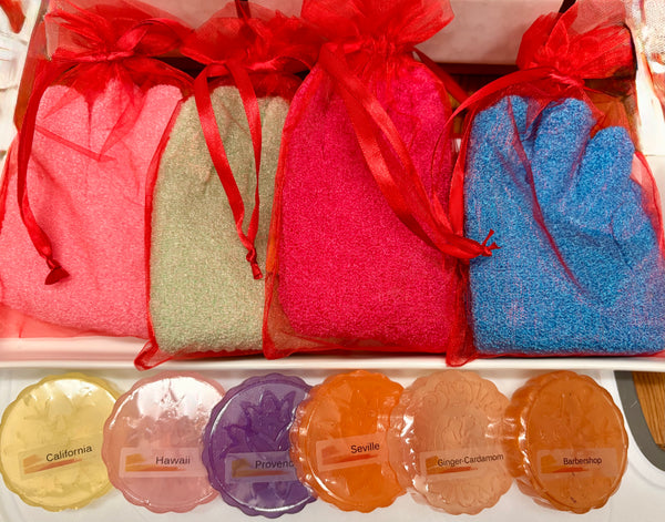 Gloves and Soaps Set